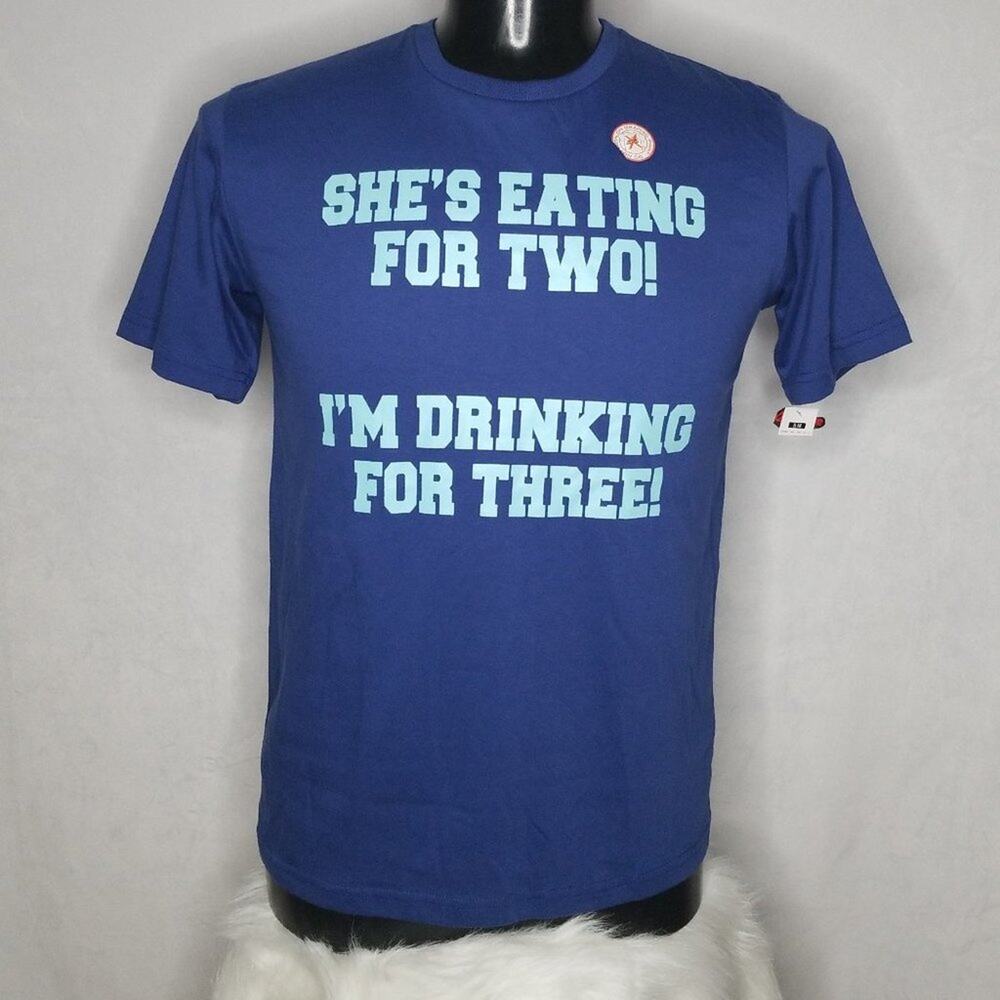 Culture Men's Graphic Novelty T-shirt Large Blue New